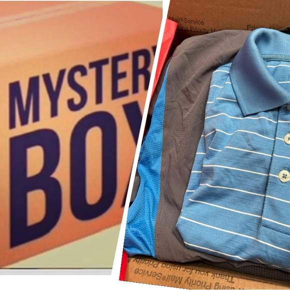 MYSTERY BOX MENS CLOTHING Sz S BUNDLE FOR RESALE Or SELF MB103 (5 Lb Box) - Picture 1 of 2